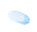 Single softgel pill isolated