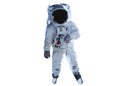 Single space Astronaut with black glas helmet isolated