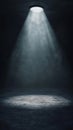 A Single Spot of Light in a Dark Room Royalty Free Stock Photo