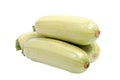 Single squash vegetable marrow zucchini isolated Royalty Free Stock Photo