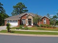 Single Story Brick Residential home Royalty Free Stock Photo