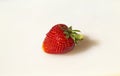 Single Strawberry on white