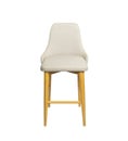 Single Tall Wooden Leg Stool Chair Royalty Free Stock Photo