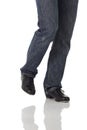 Single tap dancer Royalty Free Stock Photo