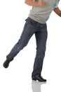 Single tap dancer Royalty Free Stock Photo