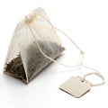 Teabag Isolated on White Background Royalty Free Stock Photo