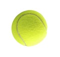 Single tennis ball isolated Royalty Free Stock Photo