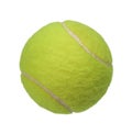 Single tennis ball Royalty Free Stock Photo