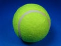 Single tennis balls Royalty Free Stock Photo
