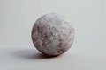 A single textured sphere isolated on a white background Royalty Free Stock Photo