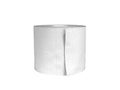 Single toilet paper roll 3d render on a white no shadow Royalty Free Stock Photo