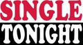 Single tonight slogan