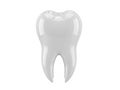 Single tooth illustration Royalty Free Stock Photo