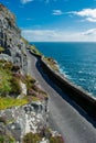 Single Track Coast Road at Slea Head in Ireland