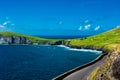 Single Track Coast Road at Slea Head in Ireland