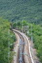 Single track Mountain Railway Flam