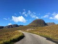 Single track road in Applecross.