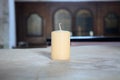 Church interior. Candle. Royalty Free Stock Photo