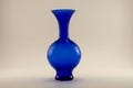 Single vintage blue vase