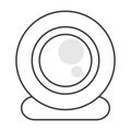 single webcam icon Royalty Free Stock Photo
