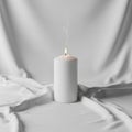Monochromatic setting emphasizes the simplicity and elegance Royalty Free Stock Photo