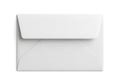 Single white envelope Royalty Free Stock Photo