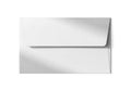 Single white envelope Royalty Free Stock Photo