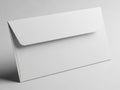 Single white envelope Royalty Free Stock Photo