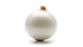 A white onion on a white background (ai generated) Royalty Free Stock Photo