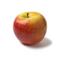 Single whole fresh ripe Kanzi apple on white background Royalty Free Stock Photo