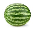 Whole watermelon isolated