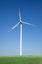 Single wind turbine Royalty Free Stock Photo