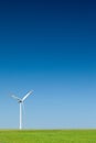 Single wind turbine Royalty Free Stock Photo