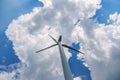 Single wind turbine Royalty Free Stock Photo