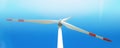 Single wind turbine Royalty Free Stock Photo