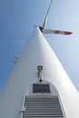 Single wind turbine Royalty Free Stock Photo