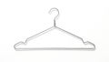 Single wire clothes hanger Royalty Free Stock Photo