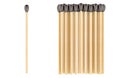 Single wooden match and group of matches. 3D rendering Royalty Free Stock Photo