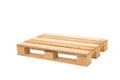 Single wooden pallet isolated Royalty Free Stock Photo