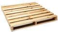 Single Wooden Pallet Royalty Free Stock Photo