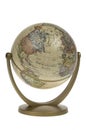 Single world globe Royalty Free Stock Photo