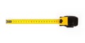 Single yellow and black tape measure