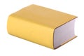 Single yellow book Royalty Free Stock Photo