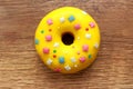 Single yellow donut