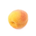 Single yellow plum isolated Royalty Free Stock Photo