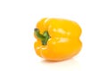 Single yellow sweet pepper Royalty Free Stock Photo