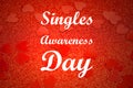 Singles Awareness Day Red Hearts background images Royalty Free Stock Photo