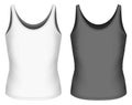 Singlet for girls vector illustration