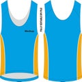 Singlet Mock ups template Royalty Free Stock Photo