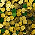 A Singular Glint of Gold Coins, St. Patrick\'s Day